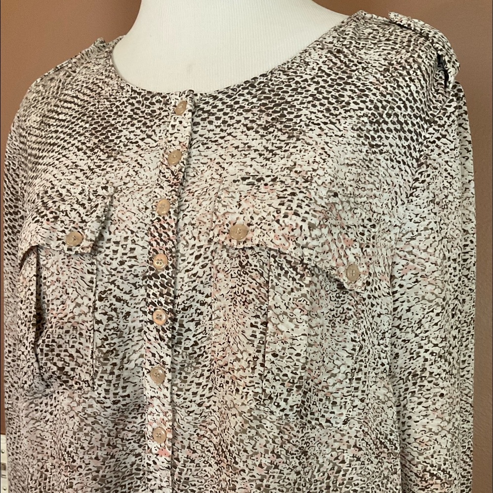 Cynthia Rowley 100% Polyester Great Top